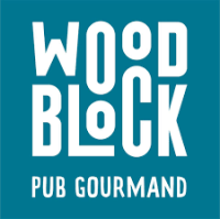 logo wood block